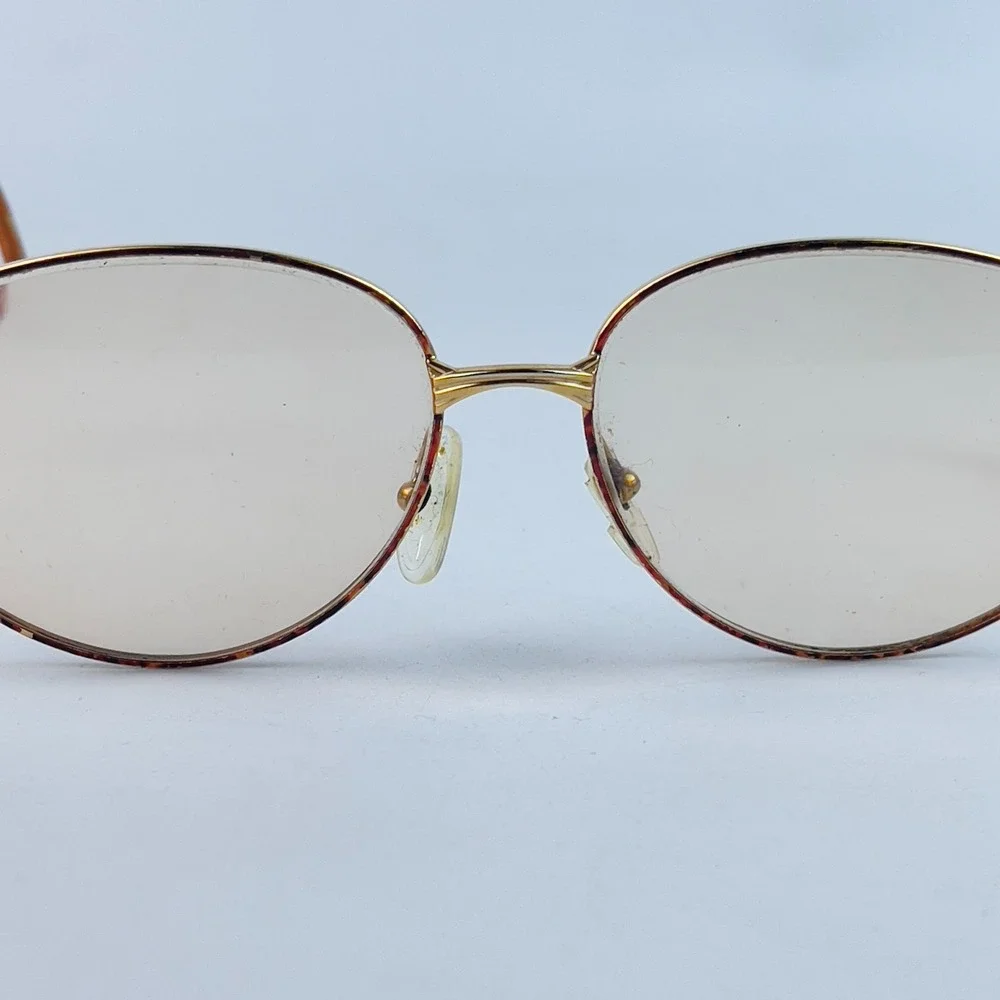 Christian Dior 285941‎ Women's Eyeglasses Brown Plastic Full Rim 56-15-135 mm